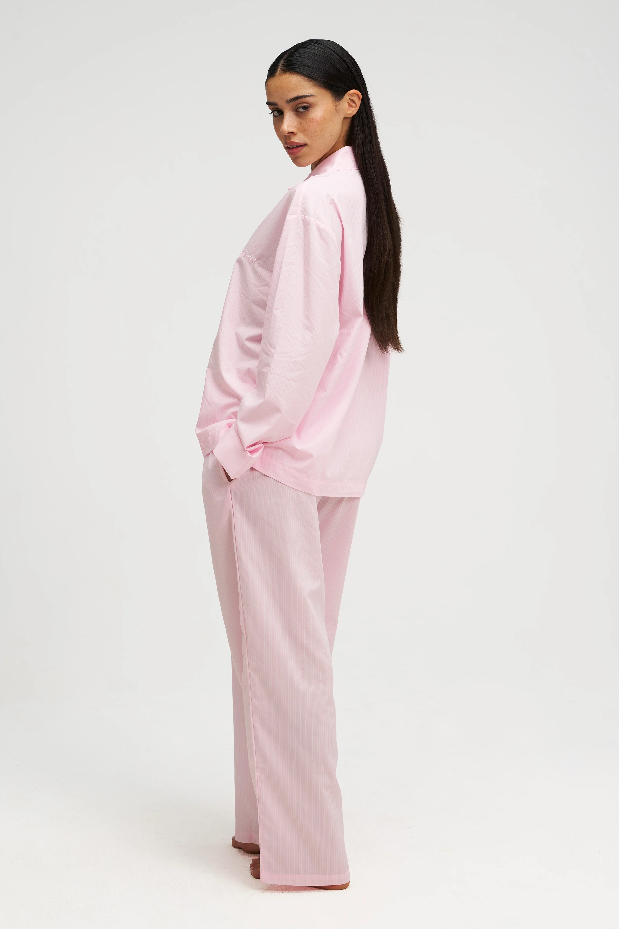 Long Premium Striped PJ Set - Image 3