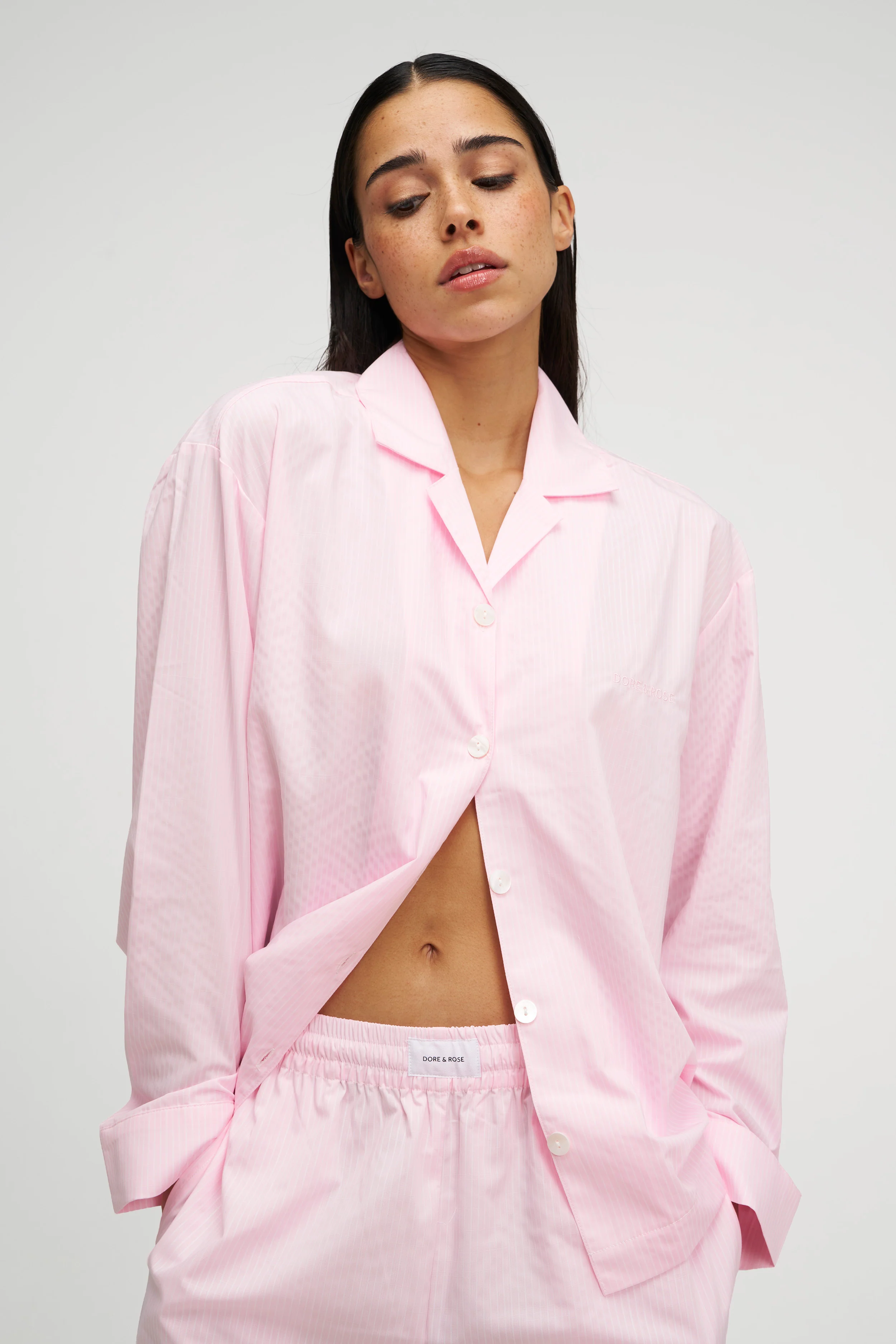 Long Premium Striped PJ Set - Image 5