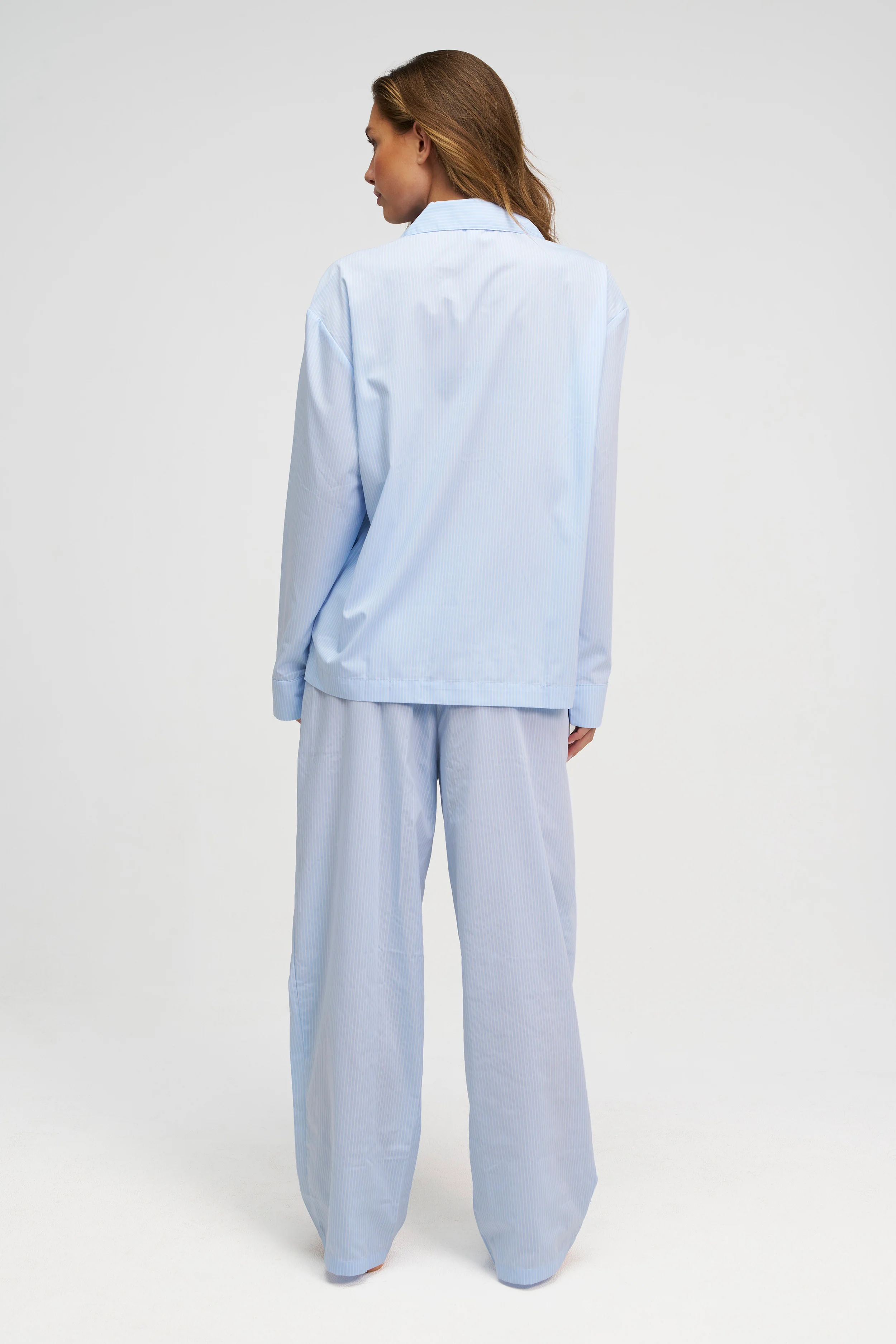 Long Premium Striped PJ Set - Image 4