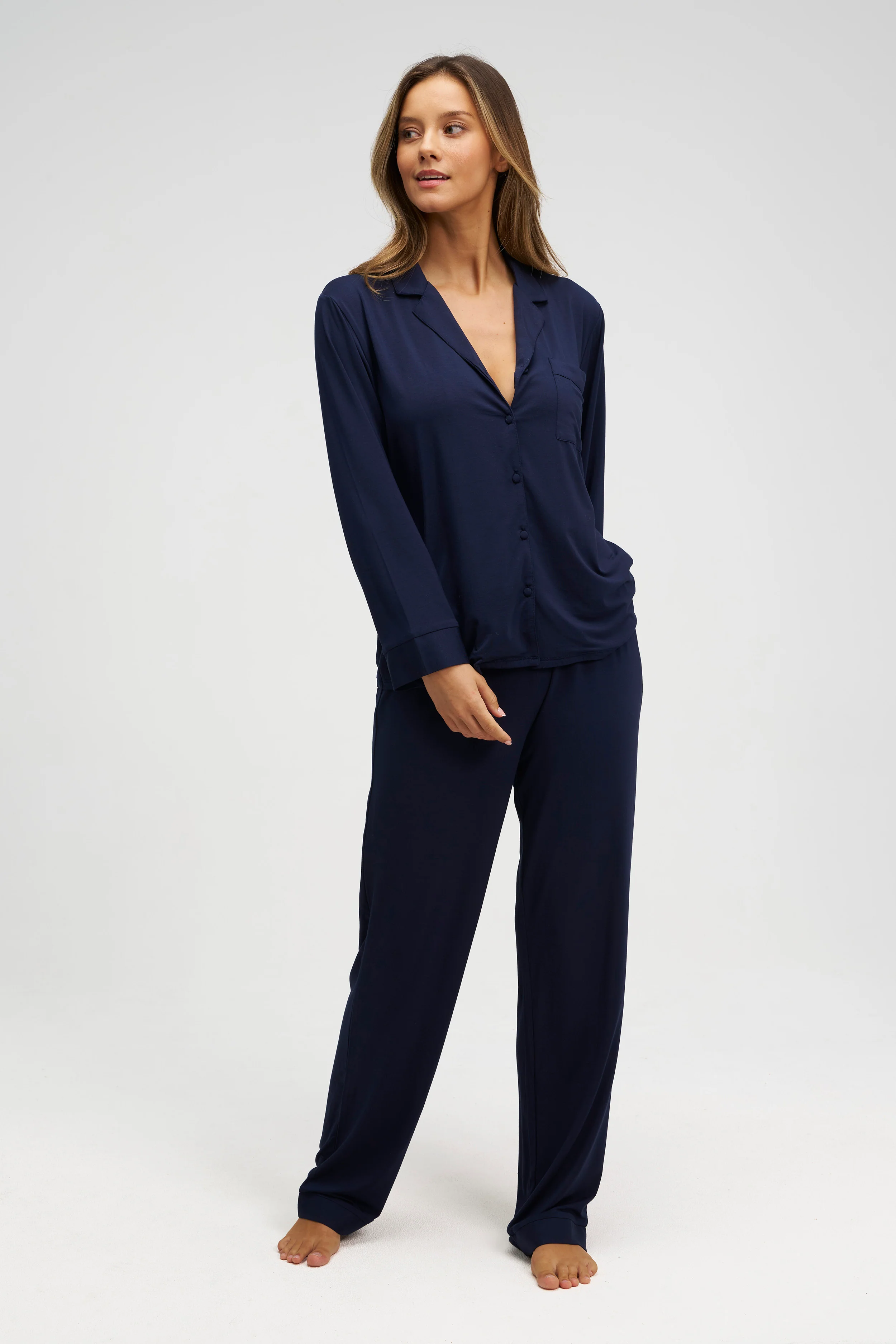 Long Tencel PJ Set