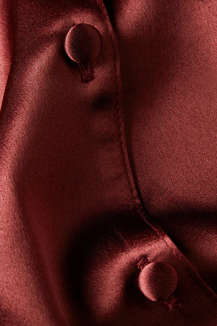 Long Premium Silk PJ Set - Image 6