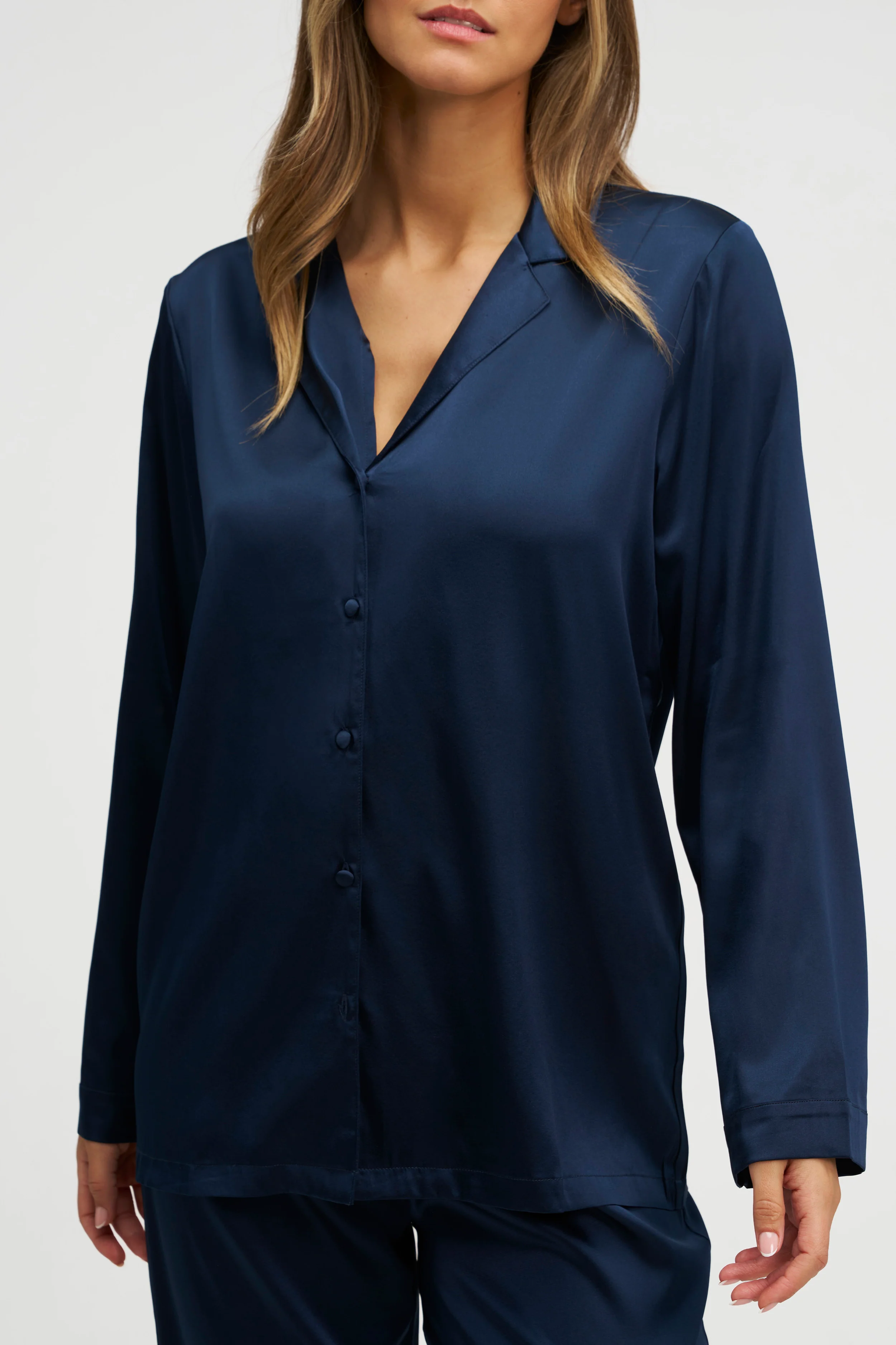 Long Premium Silk PJ Set - Image 5